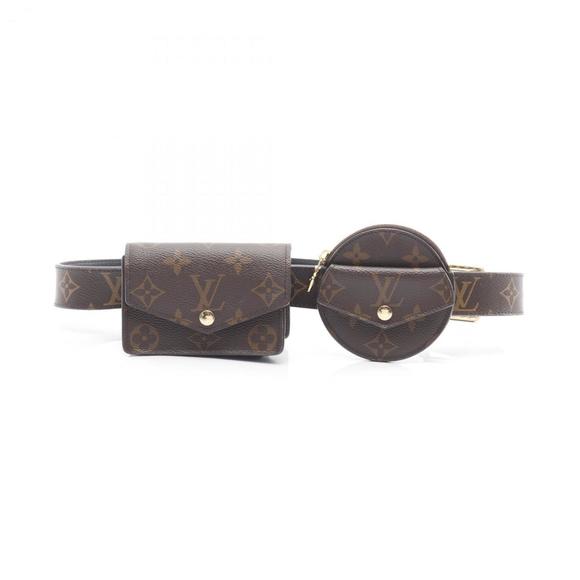 LOUIS VUITTON Brown Monogram Coated Canvas Pouch - Picture 1 of 14